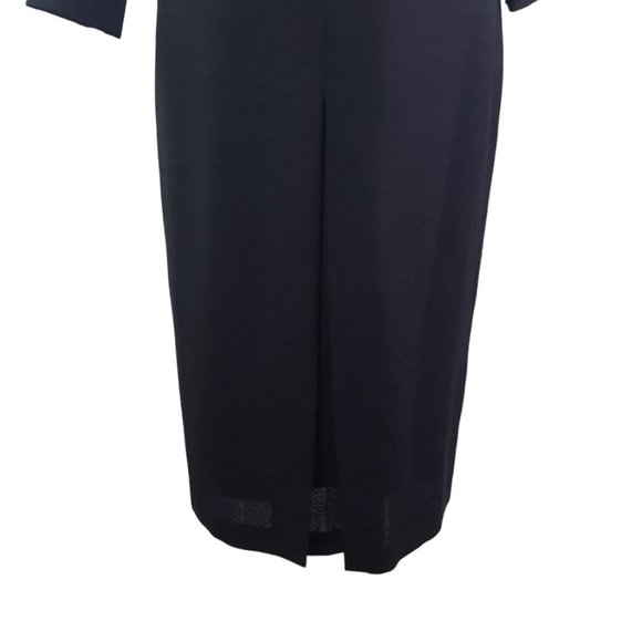 Paddye Mann Clothing (Pakenham) Black Long Sleeve Dress Made in Ontario Canada - Picture 9 of 13